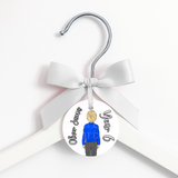 BACK TO SCHOOL BOY'S DOLLY LEATHERETTE HANGER TAGS- PRE CUT