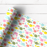 CRABBY FRIENDS | PREMIUM LEATHERETTE FABRIC