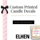 CUSTOM SOLVENT CANDLE STICKERS