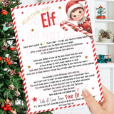 NEW CUTE RETURNING ELF OR ELVES ARRIVAL LETTERS 2024