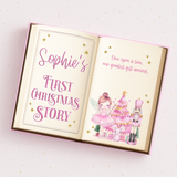 PINK NUTCRACKER FIRST CHRISTMAS STORY BOOK- MAGNETIC BOX TOPPER