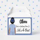 BACK TO SCHOOL DOLLY TREAT BOX LABELS- GIRLS SUMMER DRESS