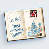 BLUE NUTCRACKER FIRST CHRISTMAS STORY BOOK- MAGNETIC BOX TOPPER