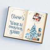 BLUE NUTCRACKER MAGICAL CHRISTMAS STORY BOOK- MAGNETIC BOX TOPPER