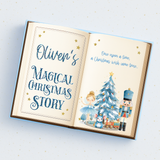 BLUE NUTCRACKER MAGICAL CHRISTMAS STORY BOOK- MAGNETIC BOX TOPPER