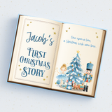 BLUE NUTCRACKER FIRST CHRISTMAS STORY BOOK- MAGNETIC BOX TOPPER