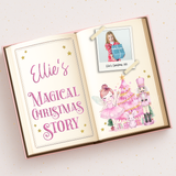 PINK NUTCRACKER MAGICAL CHRISTMAS STORY BOOK- MAGNETIC BOX TOPPER