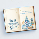 BLUE NUTCRACKER FIRST CHRISTMAS STORY BOOK- MAGNETIC BOX TOPPER