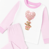 DTF TRANSFER | VALENTINES HOT AIR BALLOON PINK BEAR