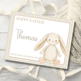 EASTER- NEUTRAL BUNNY- MAGNETIC BOX TOPPER