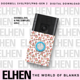 STICKER TEMPLATE- RING DOORBELL GEN 2 EDITION- PNG/PDF/SVG