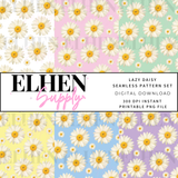 LAZY DAISY SEAMLESS PATTERN SET