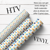DAD | PATTERNED HTV & SELF ADHESIVE VINYL