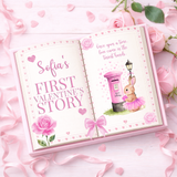 VALENTINES- FIRST VALENTINE'S STORY- LOVE BUNNY PINK- 3D STORYBOOK MAGNETIC BOX TOPPER