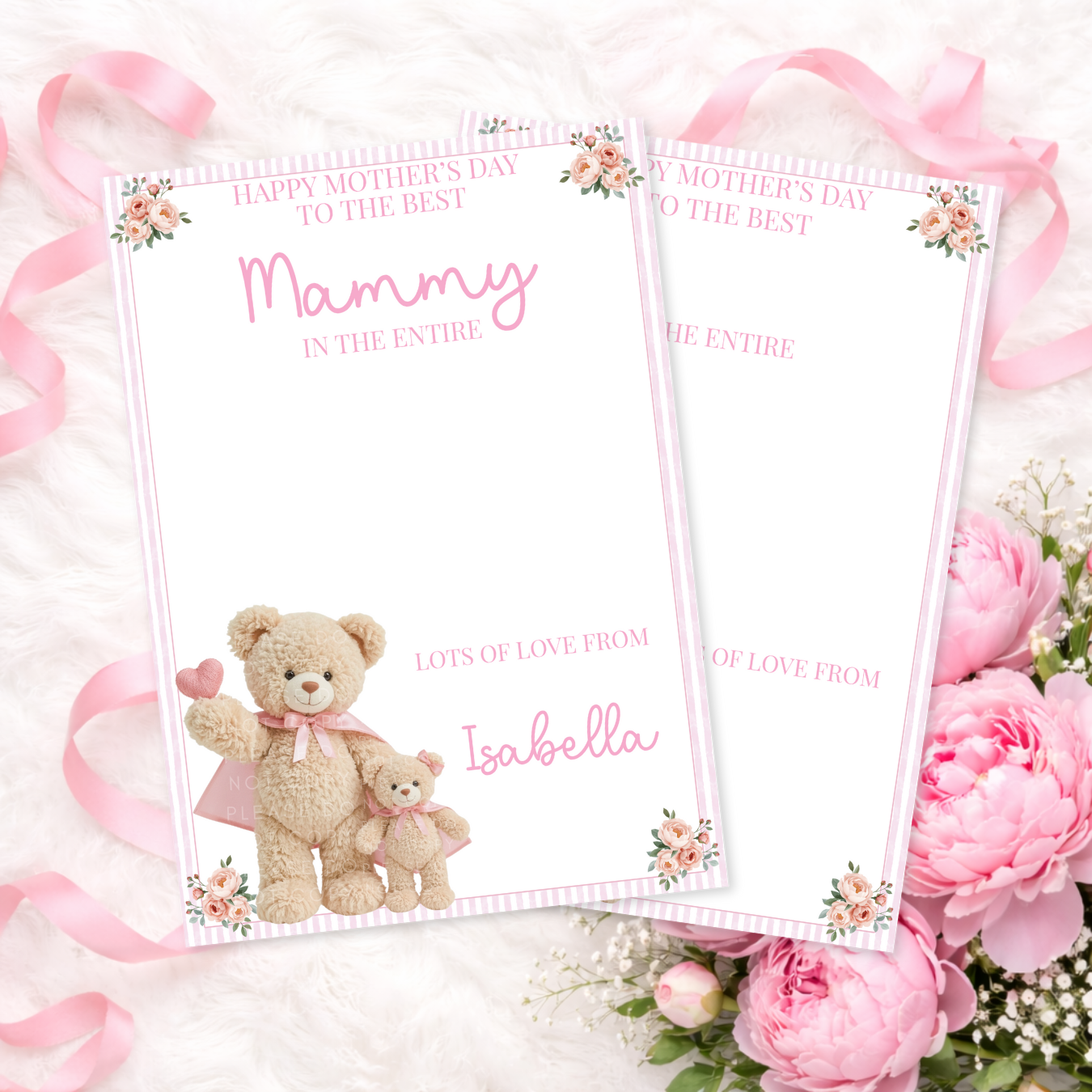 MOTHER'S DAY- SUPER MUMMY TEDDY PINK -IN THE ENTIRE GALAXY BOARD - Eliza Henri