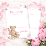 MOTHER'S DAY- SUPER MUMMY TEDDY PINK -IN THE ENTIRE GALAXY BOARD - Eliza Henri