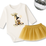 DTF TRANSFER | MY VERY 1ST NEW YEAR TUTU GOLD TEDDY