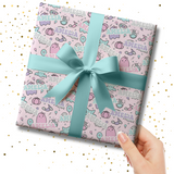 PASTEL GHOSTIES - CUSTOM GIFT WRAPPING PAPER
