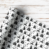 HAUNTED HOUSE | PREMIUM LEATHERETTE FABRIC
