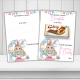 Happy Birthday Unicorn Dolly Galaxy Chocolate Boards- Premium Card