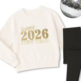 DTF TRANSFER | HAPPY NEW YEAR 2026- GOLD