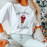 Holly Jolly Teacher Full Colour Transfers