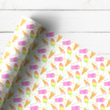 ICE CREAM DAY | PREMIUM LEATHERETTE FABRIC