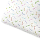 Rainbow Dragonflies Premium Faux Leather Fabric Sheets