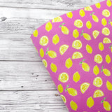 Lemonade Premium Faux Leather Fabric Sheets