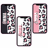 Wild One Leopard Personalised Phone Wallpaper- Set of 3