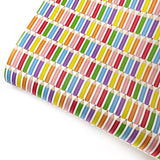 Colouring Pencils Premium Faux Leather Fabric Sheets