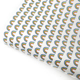 Crayon Rainbow Premium Faux Leather Fabric Sheets