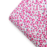 Fashionista Leopard Puffy Premium Faux Leather Fabric Sheets