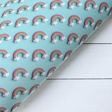 3D Rainbow Clays Canvas Lux Premium Printed Fabric