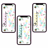 Always Bee a Rainbow Personalised Phone Wallpaper- Set of 3