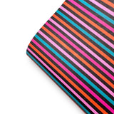 Girly Hallo Stripes Premium Faux Leather Fabric Sheets