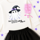 I'M BOO-TIFUL GLOW IN THE DARK FULL COLOUR IRON ON TRANSFERS