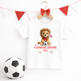 CUSTOM DTF TRANSFER - IT'S COMING HOME LION BANNER