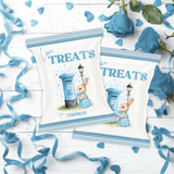 VALENTINES- DIY TREAT PACKET- BUNNY BLUE LOVE MAIL