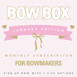 ALL NEW Bow Box® Exclusive Monthly Bow Making Subscription Box