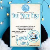 NICE LIST CERTIFICATES - BLUE EDITION 2025- A4 PREMIUM CARD