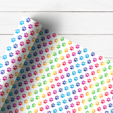 RAINBOW PAWS | PREMIUM LEATHERETTE FABRIC
