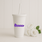 CUSTOM SCHOOL BOTTLE OR CUP NAMES- VINYL DECALS