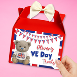 UNION JACK TSHIRT TEDDY VE DAY | TREAT BOX LABELS