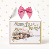 NORTH POLE PINK TRAIN - TREAT BOX LABELS- UV DECAL