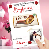 VALENTINE’S ROSE 'POLAROID' CHOCOLATE GALAXY BOARDS- PREMIUM CARD