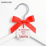 MY CHRISTMAS OUTFIT 2025 LEATHERETTE HANGER TAGS- PRE CUT