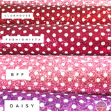 Polka Dot Chunky Glitter Fabric Collection - Eliza Henri Craft Supply