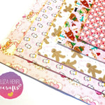 The Pink Christmas Collection- Luxury Artisan Fabric Felts - Eliza Henri Craft Supply