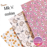 The Milk n Cookies Collection- Luxury Artisan Fabric Felts - Eliza Henri Craft Supply